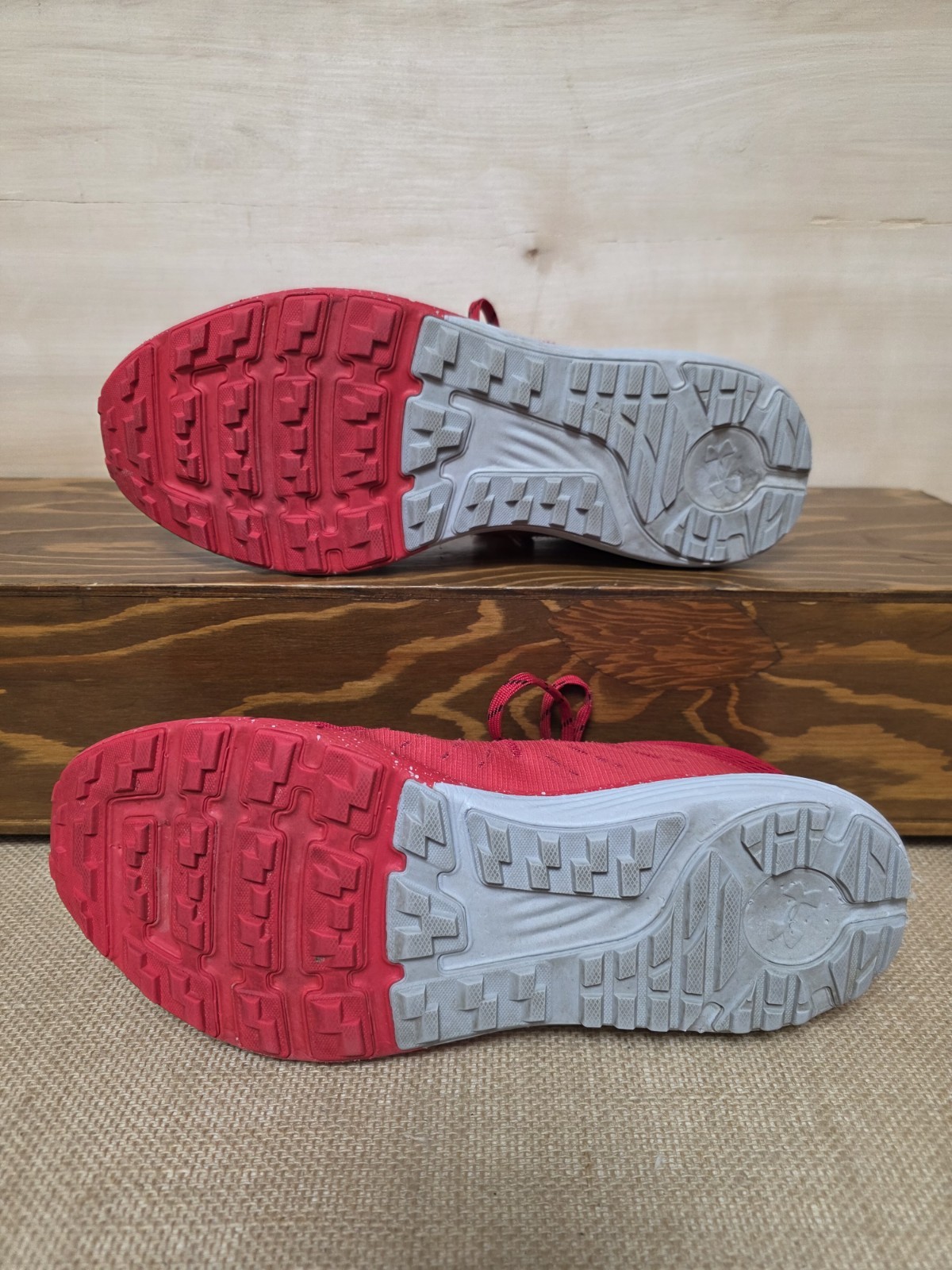 Under Armour Shoes Red Men's Charged Bandit Trail Size 13 Model 3021951-601 thumbnail 3