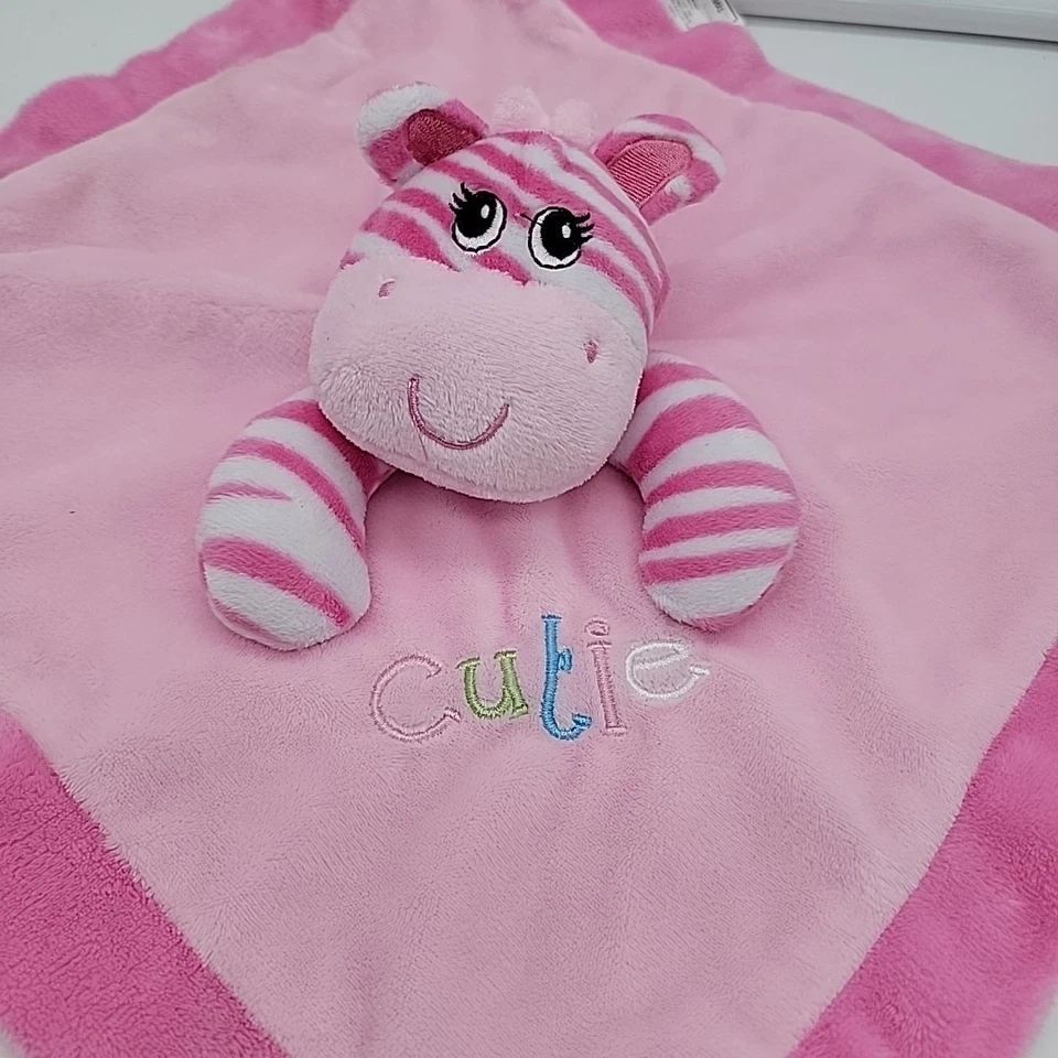 Baby Essentials Jirafa Cutie Lovey Peluche Rosa Bebé Manta de Seguridad Felpa Suave Foto 2 de 4