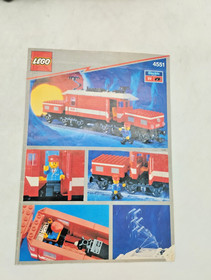 LEGO 4551 Crocodile Locomotive with Instructions 9V 9v Train Train 4558 4547