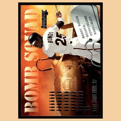 Barry Bonds/Albert Belle #3 1995 Donruss Bomb Squad Baseball Card MLB NM
