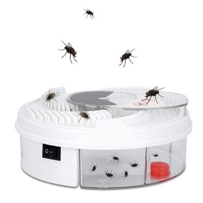 USB Powered Electric Fly Trap Automatic Flycatcher Rotating Fly Pest Repellent T