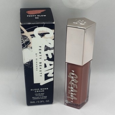FENTY BEAUTY GLOSS BOMB CREAM COLOR DRIP LIP CREAM FENTY GLOW #02 LIP GLOSS NIB!