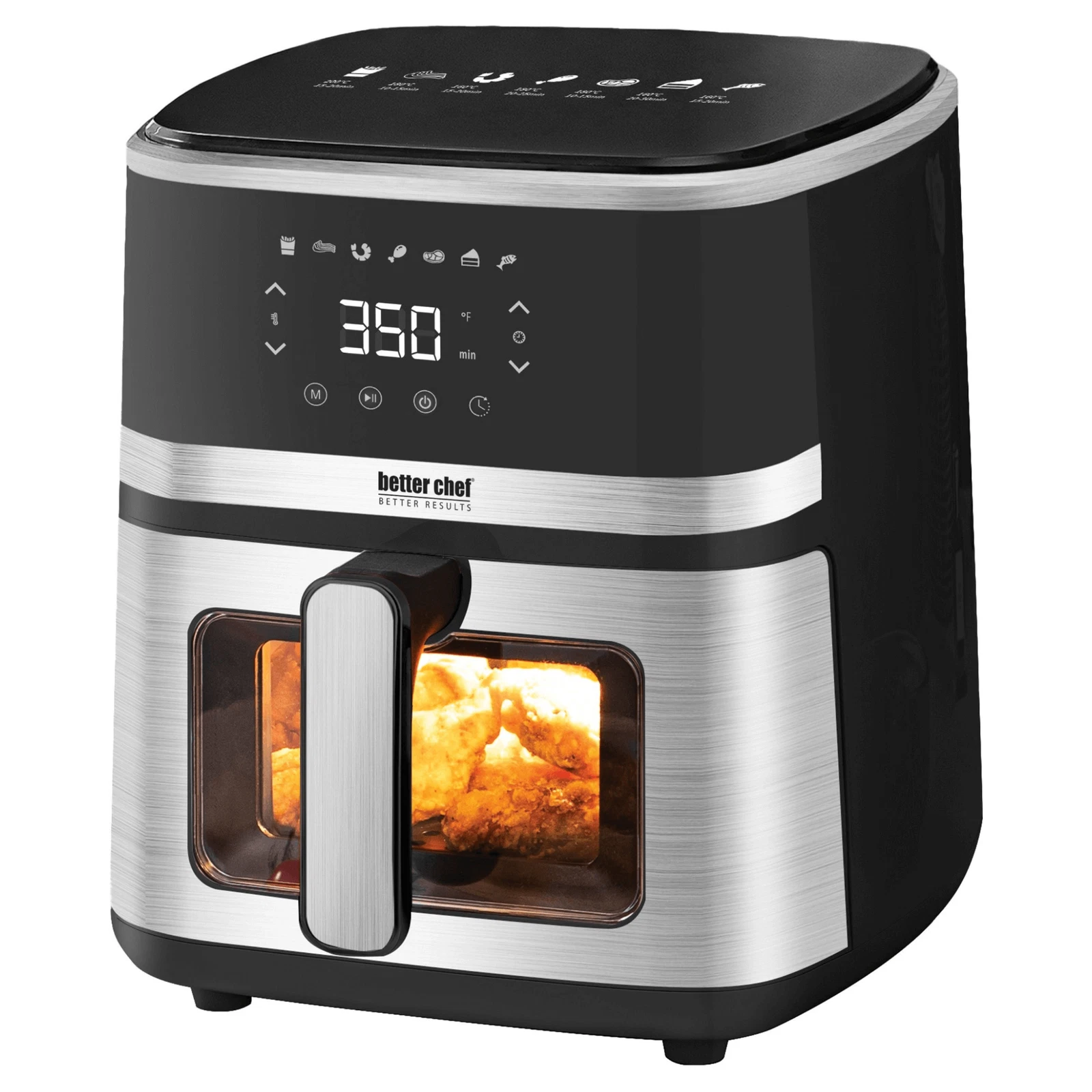 Better Chef Stainless Steel 5L Digital Display Air Fryer, Recipe Memory Function
Opens in a new wind