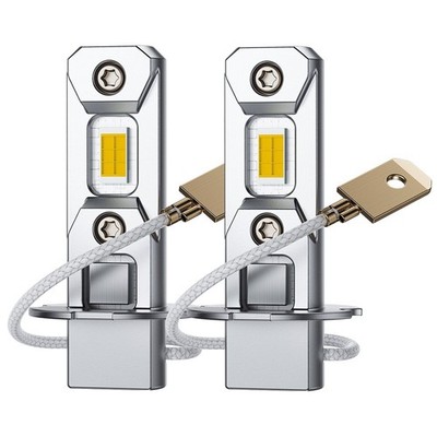 AUXITO 2X LED Fog Light Yellow H3 Headlight Bulbs Lamp Conversion 3000K Kits EPK
