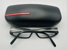 Prada VPR 10H 1AB-1O1 Black Eyeglasses Frames 53-13-135