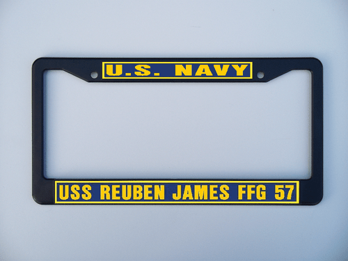 Marco de matrícula USS RUBEN JAMES FFG 57 Marina de los Estados Unidos USN Militar - Imagen 3 de 6