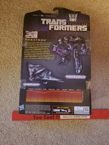 Transformers Generations 30th Anniversary Thrilling 30 Deluxe Class Megatron New - Picture 2 of 2
