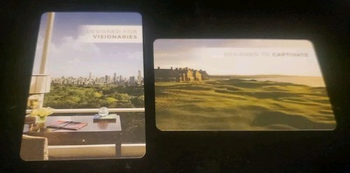 TRUMP INTERNATIONAL Luxory Hotel in Las Vegas Souvenir Room Key Card (SET OF 2)