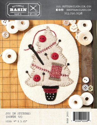 JOY in Stitches - Month 12 Block of the Month BMB3420 Pattern