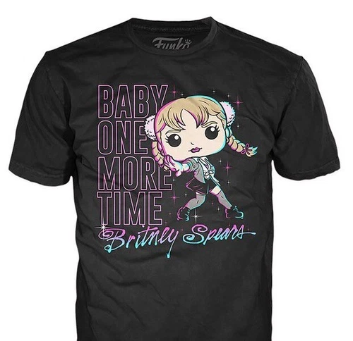 Funko Pop Tees BRITNEY SPEARS Exclusive Shirt S M L XL “Baby One More Time”