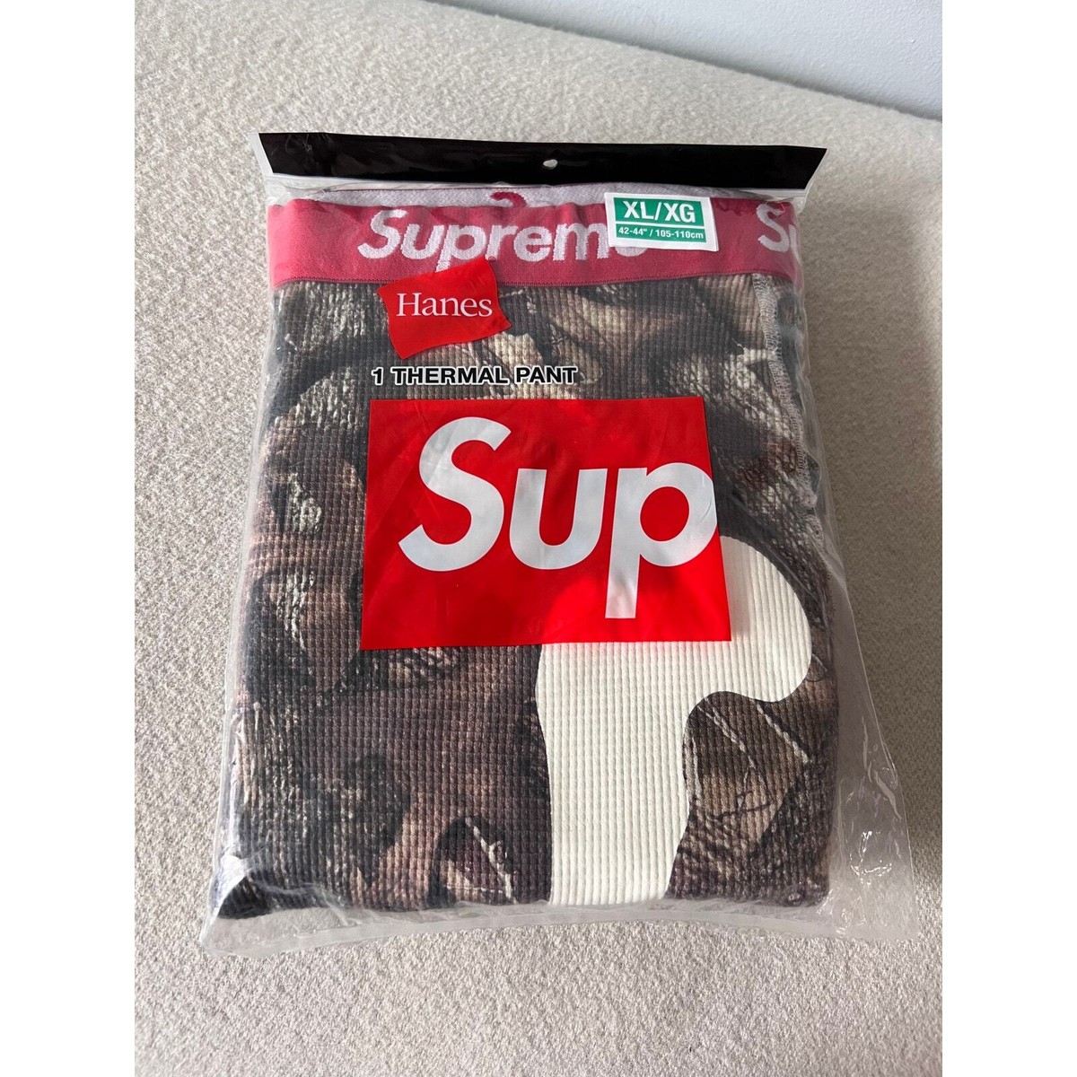 Supreme®/Hanes® Bones Thermal Pant Camo Supreme Hanes Bones Thermal Pants Camo Size: XL | eBay