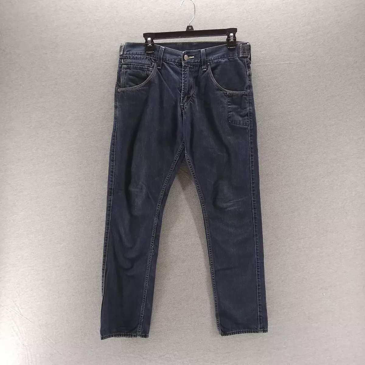Levis 511 Skinny Two Horse Brand Adjustable Waist 9 Pockets Dark