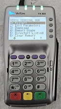 VeriFone VX805 CTLS Pin Pad Tamper Chip/Card Reader W/ Power Cord