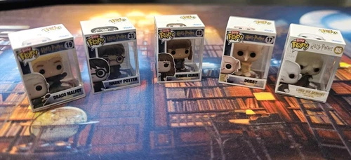 Funko Bitty Pop Harry Potter Lot /5 Potter Grainger Dobby Draco Voldemort
