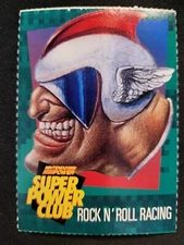 Nintendo Power Super Power Club Magazine Card #105 Rock N Roll Racing