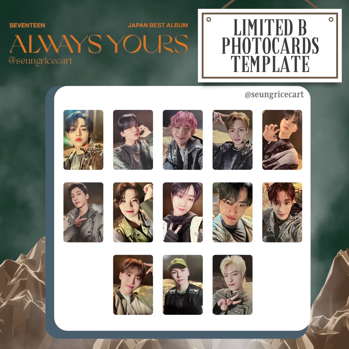 SEVENTEEN ALWAYS YOURS JAPAN BEST ALBUM LTD B ver. Official SEVENTEEN ALWAYS YOURS JAPAN BEST ALBUM LTD B ver. Official