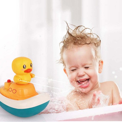 Badespielzeug Elektrische Ente Wasserspiel Wasserhahn Baby Dusche Bad Wasserspray Bad - Bild 5 von 9