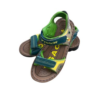 Leather YGAOR Fashion Sport Hook Loop Strap Sandals Size 34 (3