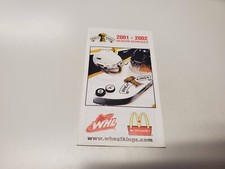 JS15 Brandon Wheat Kings 2001/02 Minor Hockey Pocket Schedule - Molson Canadian