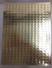 Eagle Brand Grading Labels for Uncirculated Coins in Holders or Albums Sheet #6A