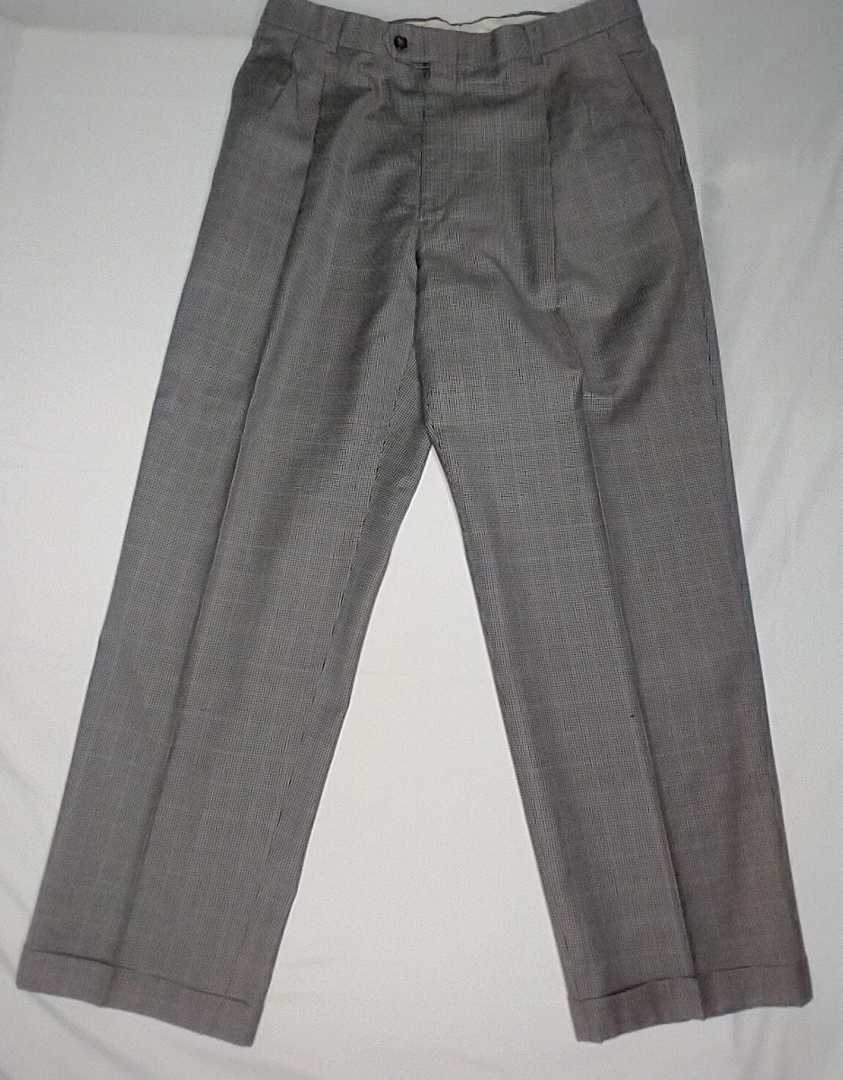 Hart Schaffner Marx Men s Comfort Plus Dress Pants Cuffed Pleated
