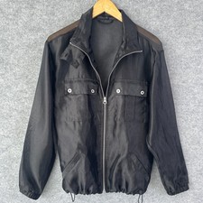 Sheer Lightweight Jacket Womens 2 Small Human The Collective Black Casual Career