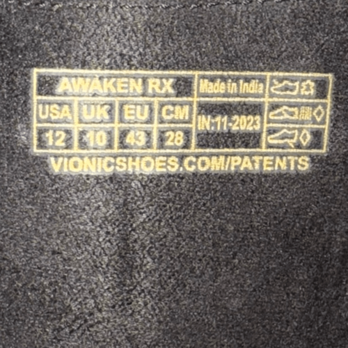 Vionic Women's Black Leather Awaken Ankle Straps Heeled Sandals Size 12 - 第 4/9 張圖片