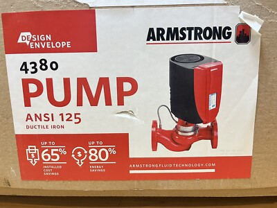 #ad ARMSTRONG 4380 ANSI 125 Ductile Iron Design Envelope Low Pressure Pump $3999.00