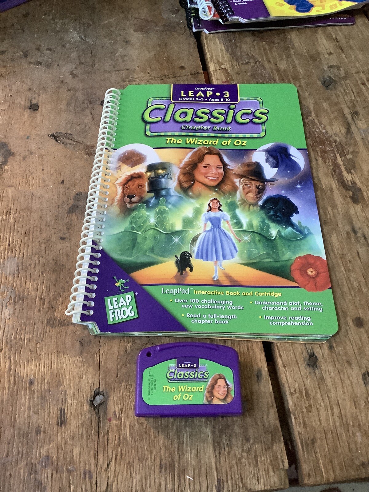 Leap Pad Quantum Pad Learning System (5) Cartridges With Books Case eBay