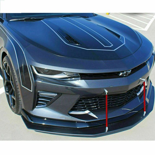 2Pcs Universal Red 8" to 11" Front Bumper Lip Splitter Strut Rod Tie Support Bar - Picture 12 of 12