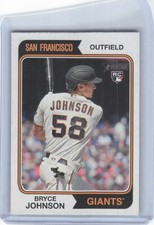 2023 Topps Heritage Bryce Johnson #353