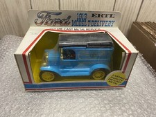 Vintage Diecast 1913 Ford Model T Delivery Truck Bank - 1:25 - New