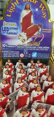 ❤ ONE Jesus Keychain LED light 2.5" 3 different Type to Choose From ❤ CHOOSE 1 - Picture 12 of 15