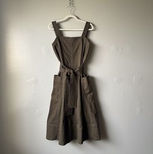 Everlane Womens The Organic Cotton Herringbone Dress || Color: Beech || Size XS