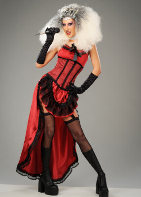 christina aguilera red corset dress Pechuga Gets Dirrty: A Firsthand Look Inside the Roberto Cavalli SS03 Pechuga Vintage