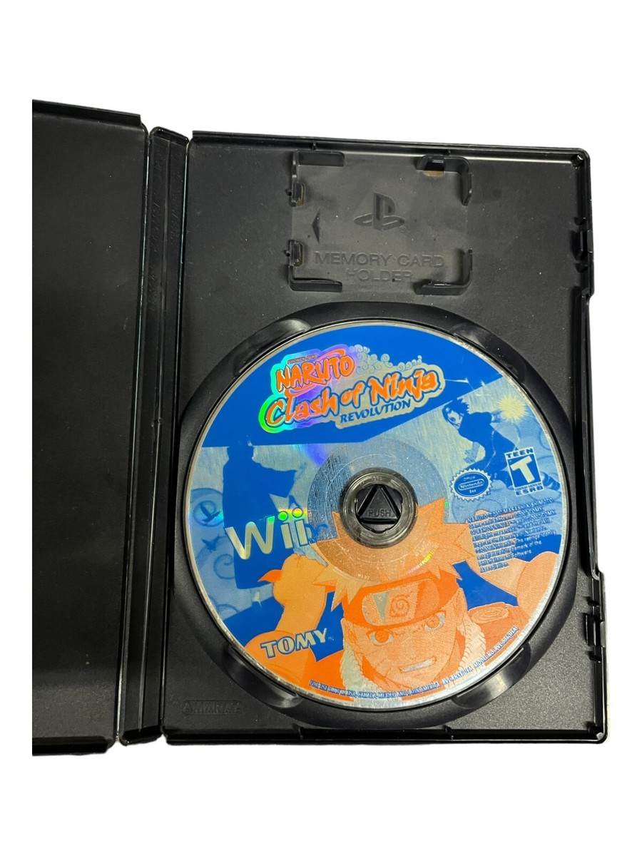 Nintendo Wii Disc Only TESTED Naruto Clash of Ninja Revolution