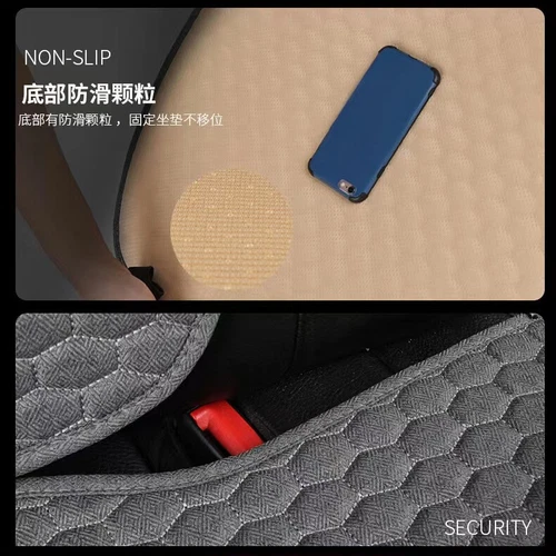 Linen Front Rear Car Seat Cover Protector Seat Back Cushion Pad Mat Fr Truck SUV - Bild 8 von 24