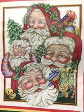Bobbie G Designs Santa Claus Cross Stitch Kit JOLLY OLE ST. NICKS SN05220 11x14