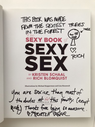Das sexy Buch des sexy Sex von Kristen Schaal & Rich Blomquist SIGNIERT - Bild 3 von 3