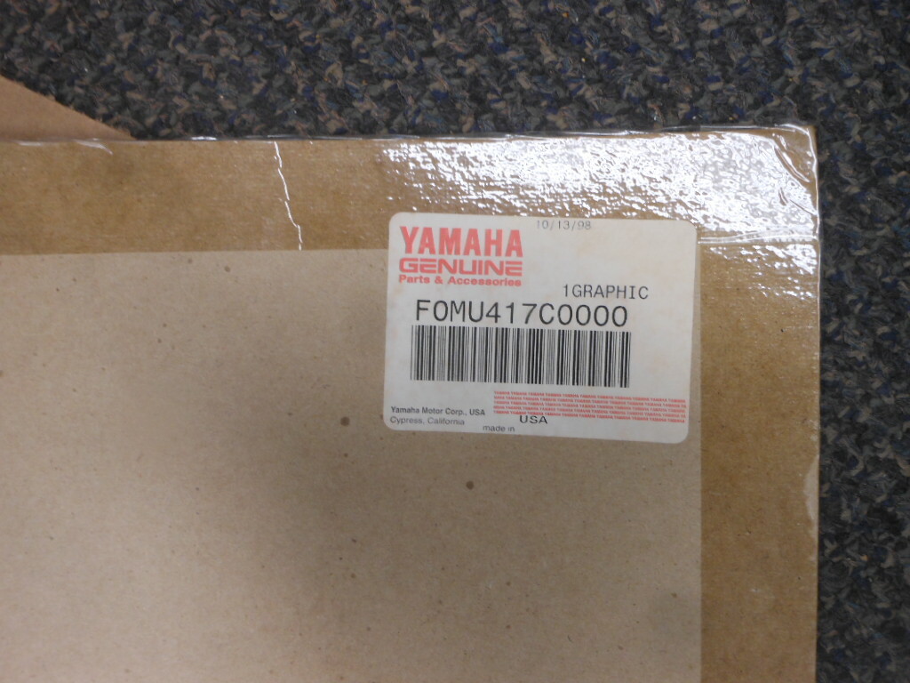 NOS Yamaha Right Side Decal Graphic 1999 XL700 WaveRunner F0M
