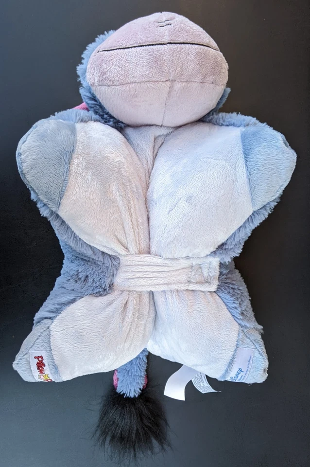 Almohada Mascotas EEYORE 15x17 Peluche Burro Disney Azul Winnie the Pooh Foto 2 de 4