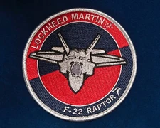 USAF F-22 Raptor Patch Air Dominance Fighter