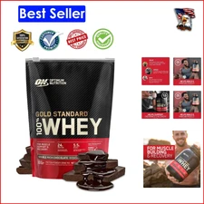 Gold Standard 100% Whey Protein Powder - Double Rich Chocolate, 24g Protein