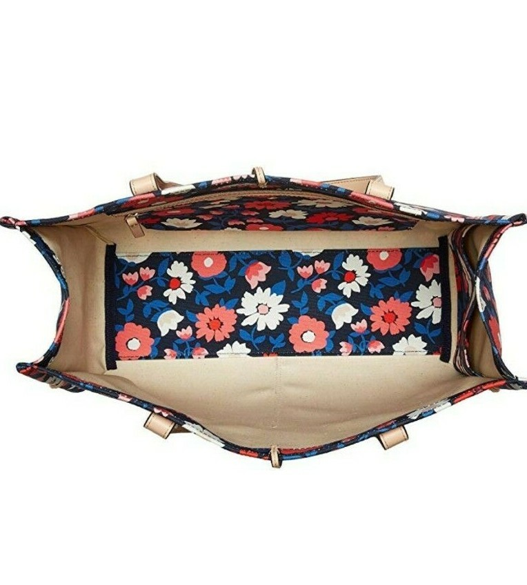 kate spade – washington square – mega sam – rich navy multi – NWT