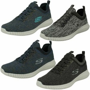 black memory foam trainers