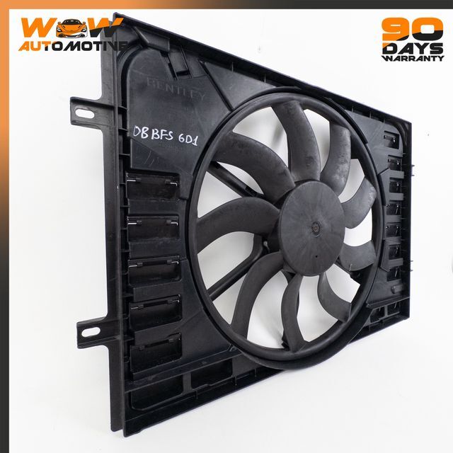 04-19 BENTLEY CONTINENTAL FLYING SPUR GTC GT RADIATOR COOLING FAN MOTOR OEM