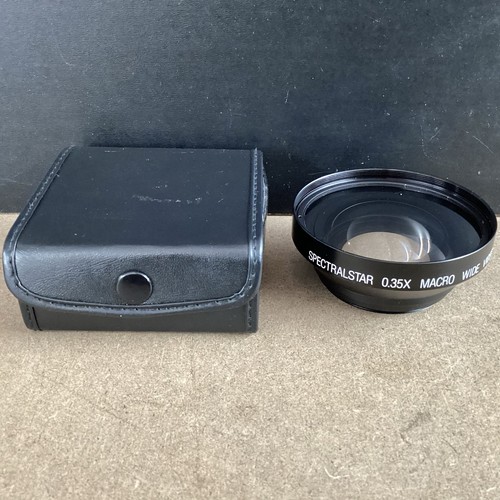 Spectralstar 0.35x Macro Wide Video attachment With Leather Hardcase