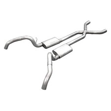 For Chevy Camaro 67-69 Exhaust System Pypes 409 Ss X-pipe Crossmember-back