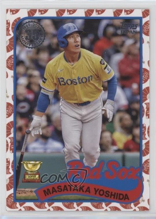 Masataka Yoshida #89J-22 2024 Topps Japan Edition Baseball 1989 Topps Japan Koi/Goldfish