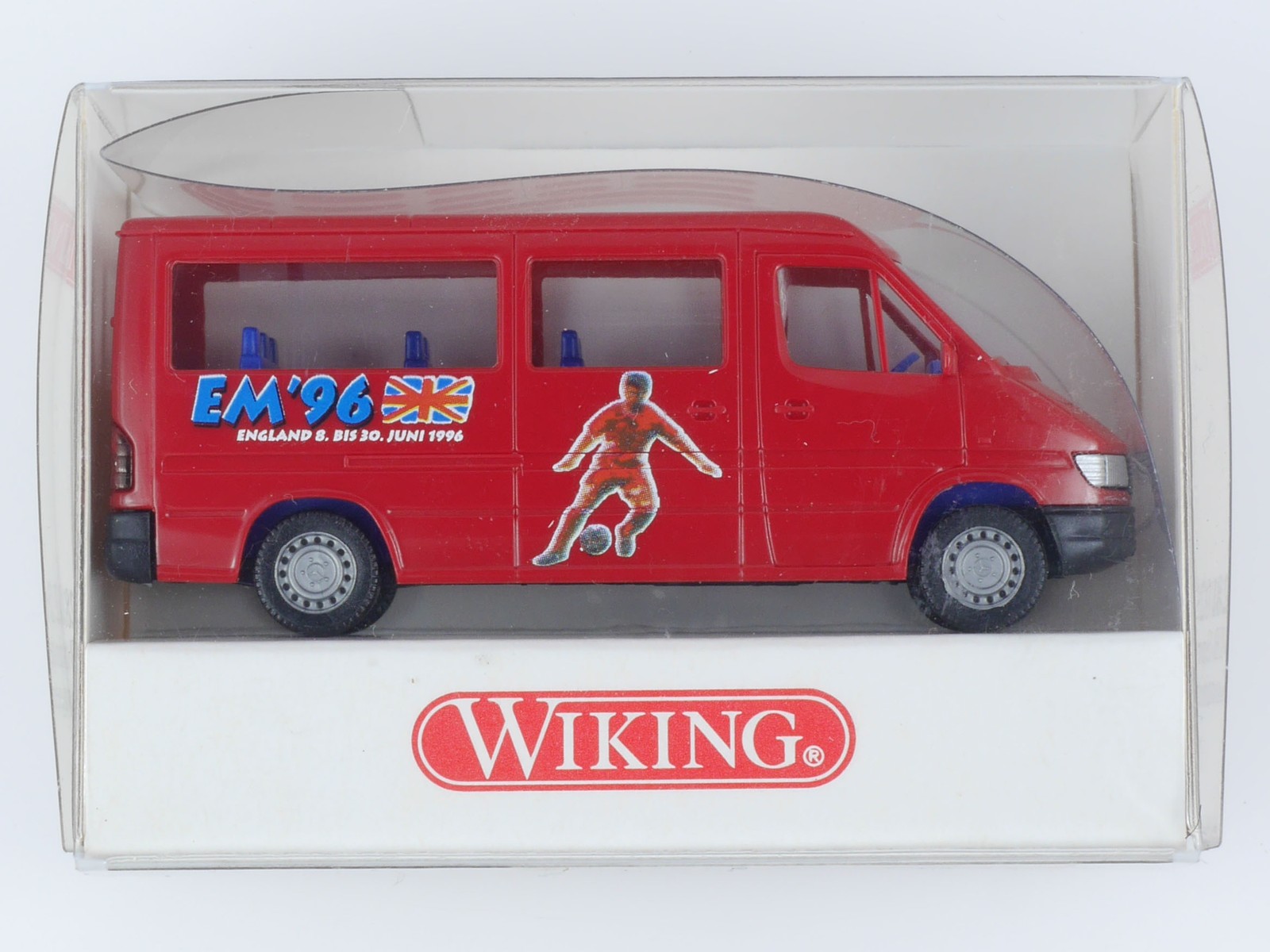 Wiking 2810226 MB Sprinter Kombiwagen Football EM 1996 Mint! OVP 1704-16-16